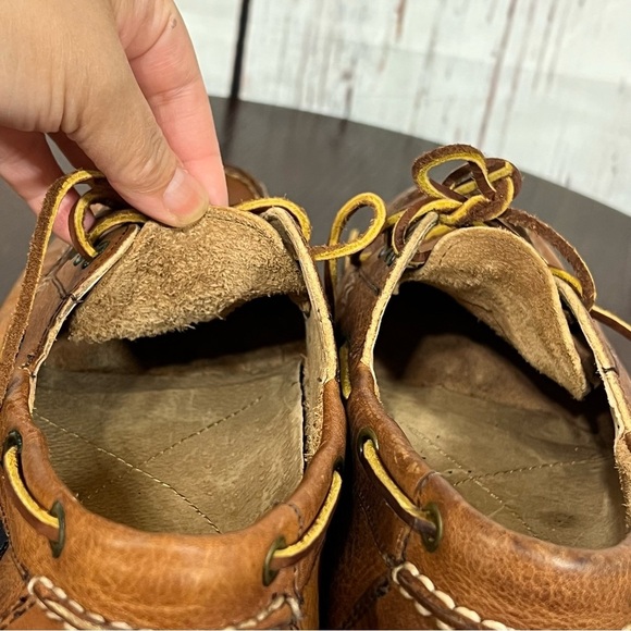 Ralph Lauren Polo Tan Leather Loafers Slip-Ons Vintage 80s 90s in size 9.5 GUC - Picture 7 of 17